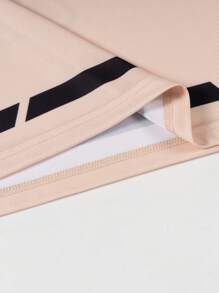 TIANLENGLE 男士运动服短袖棒球服T恤夏季 - 米色 - 查看 6