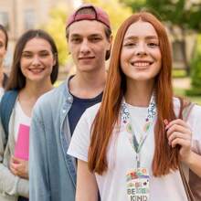 1 件时尚意识拼图挂绳 - 多功能钥匙扣、身份证、卡夹和手机支架、彩虹挂绳，适合教师、办公室、学校汽车配件包饰可爱哥特 Y2k - 字母 - 查看 5