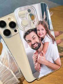 1 Stück anpassbares transparentes TPU Schutzhülle mit Kameraschutz, kompatibel mit Apple iPhone 16 Pro Max/16 Pro/15 Pro Max/14 Pro Max/13 Pro Max/A12/A13/A14/A15/A52/A54/A55/13C, OPPO A15/A17, Honor X6A/X7B/X8B/X6, S23 Ultra/S24 Ultra/A52S, VIVO, OPPO, SAM, Redmi, Pixel 8/P20/NORD 5G