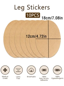 10Pcs Anti-Chafing Thigh Bands Thigh High Socks Anti-Friction Anti-Chafing Run Walk Beauty Thigh Protection Pads For Women, Anti-Chafing Thigh Pads For Inner Thighs To Prevent Chafing And Friction, Invisible For Men And Women In Summer Body Care For Travel, Sport, Outdoor, Belt, Stickers, Boy Valentine Heart Women's Valentine