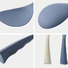 Cuchara de arroz de silicona de calidad alimentaria, olla antiadherente para el hogar, cuchara de cocina resistente a altas temperaturas, herramientas de cocina, 1. - Azul - Ver 8