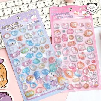 غطاء هاتف، وكوب مائي مزخرف مصنوع بتقنية الطباعة ثلاثية الأبعاد على شكل رسوم كرتونية لديكور مرح وممتع