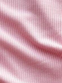 6 unidades/pacote plus size feminino elástico e respirável letra cós cobertura total triângulo calcinha - Multicolorido - Ver 5