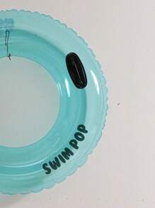 1 pieza Flotador inflable transparente para piscina y playa, accesorio perfecto para regalo de verano - Azul - Ver 5