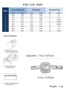 Artepollo A 925 Silver Hypoallergenic Wedding Ring With A Chain Design, Set With Sparkling Cubic Zirconia And Adjustable Open-Band. Perfect For Wearing At Weddings, As A Wedding Gift, Party Favors, Birthday Gifts, Or Anniversary Presents.