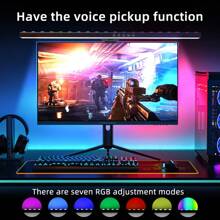 CANMEIJIA Dimmable LED Double-Sided Backlit Display Monitor Lamp With Touch Control, Flat/Curved Panel, 44cm/40cm/60cm/33cm, Magnetic Suspension, USB Powered, 7-Color RGB/3-Color Adjustable, Memory Function, Eye-Care, Suitable For Gaming, Movie, Reading, Office, Desk, Computer, Bookshelf, Reading Light, Ambient Lighting - Đèn treo màn hình - Xem 9