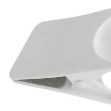 Porte-gobelet de bureau à pince pour économiser de l'espace, grande pince de table multifonctionnelle, support de tasse pour bouteille de boisson, blanc