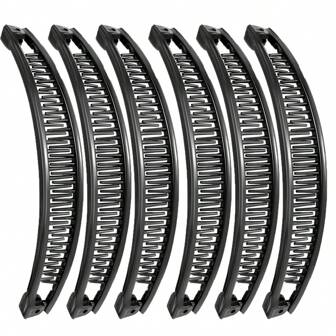 2/3/4/5/6 قطعة من مشابك الشعر للنساء، مشابك ذيل السمكة للذيل، أمشاط ذيل السمكة، اكسسوارات الشعر الطويل، تصميم كلاسيكي، أربطة شعر مرنة، مقاس يناسب معظم الأحجام، اكسسوارات مشابك الشعر، تصفيف وتثبيت الشعر، هدايا، سفر، هدايا للنساء، مستلزمات الشعر، هدايا ملء الجوارب