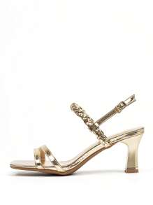 Strap High Heel Sandals For Women, Heel, Sexy Open Toe, Criss-Cross Buckle Strap, Suitable For Party And Daily Wear