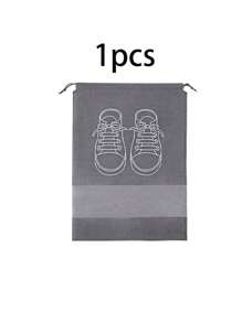 20 Peças Sacos de Cordão para Sapatos de Viagem, Bolsas de Armazenamento à Prova de Poeira, Organizadores de Sapatos de Tecido para Viagens, Exterior, Transparente, À Prova d'Água - Multicolorido - Visão 11