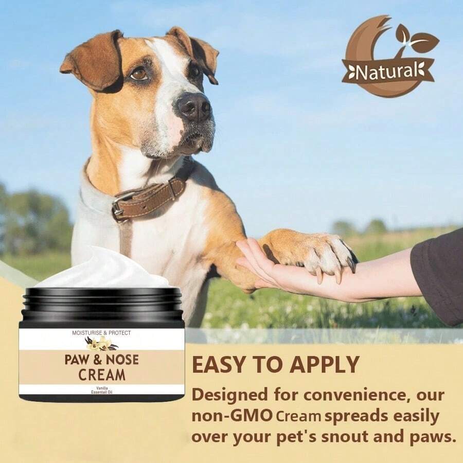 Creme hidratante para patas e nariz de cachorro e gato de baunilha ...