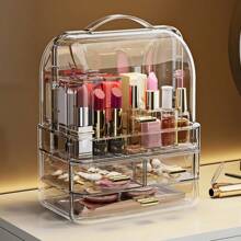 High-End Capacity Makeup Organizer, Countertop Jewelry Storage Rack, Dresser Lipstick Holder - Multicolor - View 9