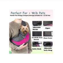 Pet Dog Backpack Carrier Breathable Mesh Travel Leash Bag, Great Christmas Holiday Gift For Dogs & Cats Cat Carrier Cat Backpack Bike Trailer - Multicolor - View 9