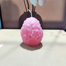 1pc Easter Egg Shaped Scented Candle Decor Piece Gifts Birthday Graduation - Multicolor - View 9