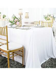 1PC Luxury Satin Tablecloth Glittering Rectangular Fabrics Of Various Colors Perfect For Weddings, Ceremonies, Festivals And Birthday Parties Multifunctional Dining Table Layout | Elegant Tablecloth | Tablecloth