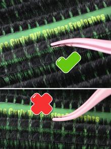 Hinarin 275 pièces D Curl Volume Lash Clusters 80D+100D+180D Extensions de cils individuels volumineuses et épaisses 10-18 mm Faux cils en grappes individuels effilés