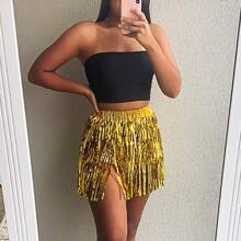 1 件 40 厘米厚草裙夏威夷草裙，服装派对道具拉菲草裙，用于舞蹈表演