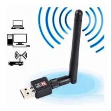 1 PIEZA ANTENA WIFI/ RECEPTOR PARA TENER WIFI PARA PC, LAPTOP - Negro - Ver 1