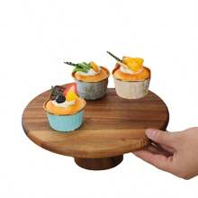 1pc Fruit Cake Display Stand, Tall Pedestal Tray, Afternoon Tea Dessert Platter, Suitable For Restaurant, Birthday, Party Decoration