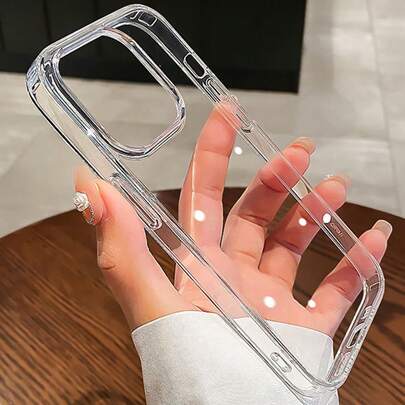 极简主义透明亚克力手机壳适用于 16 Pro Max/16/16 Pro/16 Plus/15/15 Pro Max/15 Pro/15 Plus/11/12/13/14 Pro Max/XS/XR/11 Pro/11 Pro Max/12 Pro/12 Pro Max/13 Pro/13 Pro Max/7 Plus/14 Pro/14 Pro Max/14 Plus/7 Plus/8 Plus/8/SE2 软壳防水防震防摔防刮