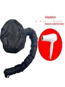 1 pezzo di copricapo regolabile per asciugacapelli in poliestere, intrecciato, inodore, adatto per capelli normali e lisciati, per acconciature, tintura e trattamento dei capelli, portatile, asciugatura rapida