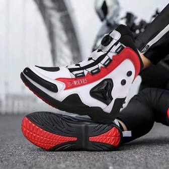 Zapatos de ciclismo de caña alta para hombres, botas deportivas de moda para exteriores, zapatos de ciclismo con cierre para otoño/invierno