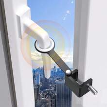 1Pc Window Lock Lock Protective Lock No-Drill Required Casement Window Limiter Window Lock Buckle Easy To Install Adjustable And Detachable Window Lock Suitable For External Windows,Not Applicable For Inward Opening Windows