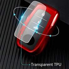Premium TPU Car Key Fob Cover - Full Protection Case Key Shell For Crown For Prado For Highlander For RAV4 For Alphard For Vellfire For Harrier For BZ4X Anti Fall And Dust-Proof Keybag