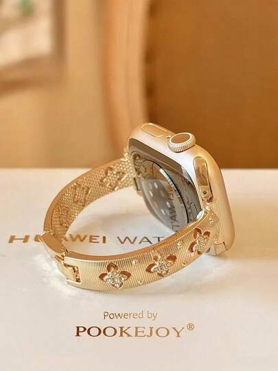 手链 Apple Watch 表带兼容 Apple Watch 表带 优质 Apple Watch 表带兼容 Apple Watch 表带 8/9/7/6/5/4/3/2/1 系列，兼容 Apple Watch 表带 Ultra40mm 44 41 45 49 42 38mm 女士时尚手链配饰，不闷热，佩戴舒适，完美贴合手腕。