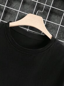 Men's Fashionable Print Loose Short Sleeve T-Shirt | Elegant Design | Summer Essential | Easy To Match, Showcase Your Style