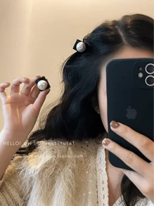 2 件女士发夹，适合日常使用