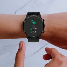 Smartwatch SWB26T con función de termómetro, para hombres/mujeres, modo multideportivo, cámara, monitor de sueño, actividad física ✅ Entrega 24/48h - Negro - Ver 5
