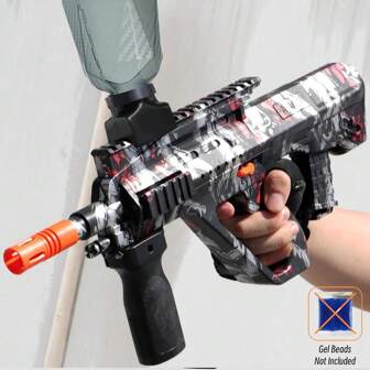 Blaster eléctrico recargable AUG - Juguete de arma automática para batallas de equipo en exteriores, juego para niños - Regalo ideal para cumpleaños, fiestas y ocasiones de Pascua (Sin balas incluidas)