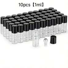 1ml/2ml/3ml 玻璃滾珠瓶，香水/精油試用小瓶，透明玻璃瓶，適用於工作、旅行及其他場合，噴霧瓶，迷你香水 - 彩色 - 查看 15