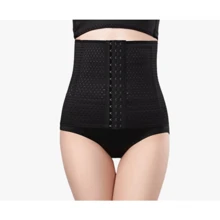 High Compression Abdominal Shaping Corset Belt - màu đen - Xem 2