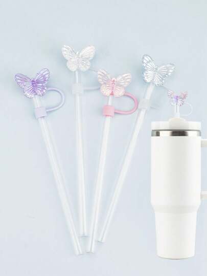 1PC Straw Cover - Dustproof & Leak-Proof Silicone Straw Toppers For 30/40oz Tumblers, Accessories For Cups With Secure Fit & Easy Cleaning