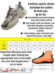 女士运动前厚底运动鞋，拼色皮革系带女鞋轻便透气运动鞋女鞋防滑耐磨户外运动鞋，舒适休闲女鞋