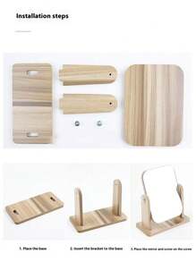 1 Peça Espelho Compacto de Madeira Giratório para Maquiagem com Nome Personalizado, Data e Mensagem Gravada, Presente Pensativo e Prático para Estudantes, Casais, Aniversários, Inauguração da Casa e Mais, Multifuncional, Ornamental, Letra, Cor Sólida, Requintado, Estiloso, Vintage, Moderno, Colorido, Lazer, Básico, Casual, Suave, Único, Personalizado, Personalizado, Personalizado, Presentes Ideais para Ela, Namorada, Ela, Avós, Família, Namorado, Amigos