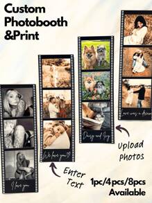 个性化照片、可定制图片和文字、家居装饰、派对装饰、定制个性化DIY书签、电影风格相框、留住美好瞬间、纪念礼品、适合情侣和家庭、夏季假期、多功能、装饰性强、可重复使用、精致、时尚、高品质、色彩丰富、现代、定制、个性化、独特、适用于情人节、母亲节、生日、父亲节、毕业典礼、婚礼、乔迁之喜、营造温馨氛围、秋季装饰、时尚设计 - style 2 - 查看 3