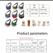 Pet Dog Backpack Carrier Breathable Mesh Travel Leash Bag, Great Christmas Holiday Gift For Dogs & Cats Cat Carrier Cat Backpack Bike Trailer - Multicolor - View 4