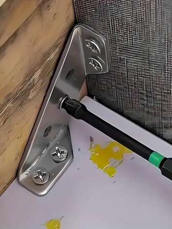 Stainless Steel 32pcs Corner Brace Set - Easy Install Metal Connectors For Wood & Metal Frames - With Screws