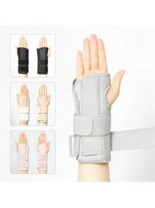 Verstellbare Handgelenkstütze mit Schienen - Doppelte Kompression, atmungsaktiv elastisch für maximale Gelenkstabilität, für Tag und Nacht Gebrauch