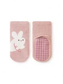 5 Pairs Cartoon Baby Socks, Anti-Slip Soft Bottom Floor Socks For Toddlers, Suitable For Daily Wear