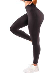 Amplify Scrunch Butt Lifting Leggings For Women Seamless Gym Workout Leggings High Waist Tummy Control Yoga Pants - Tin Ash - View 3