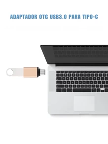 Adaptador USB Tipo C 3.0 OTG Para Smartphones Tablets E Laptops.