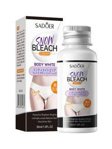 Crema blanqueadora De Partes íntimas Suero blanqueador de axilas Blanqueador de glúteos y rodillas Aclarador Sadoer - Blanco - Ver 1