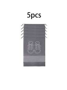 20 Peças Sacos de Cordão para Sapatos de Viagem, Bolsas de Armazenamento à Prova de Poeira, Organizadores de Sapatos de Tecido para Viagens, Exterior, Transparente, À Prova d'Água - Multicolorido - Visão 14