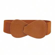 1pc Women's Elastic Waist Belt, Daily Work Dress Decoration, Cardigan Waist Cincher Accessory, Plus Size Summer, School Fall, Autumn, Halloween - A piece of - View 33