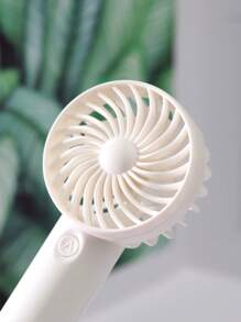 AOYI Customizable LOGO 500mAh Rechargeable Portable Handheld Mini Fan With 3-Speed Adjustment, Comes With USB Charging Cable And Lanyard