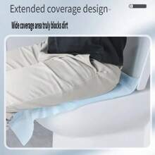 Cubierta de asiento de inodoro desechable extra grande - Almohadilla de inodoro extra grande y gruesa, envuelta individualmente, impermeable y antideslizante para el inodoro, protección corporal, higiénica y limpia, apta para viajes, hoteles, baños públicos, aviones y entrenamiento de ir al baño